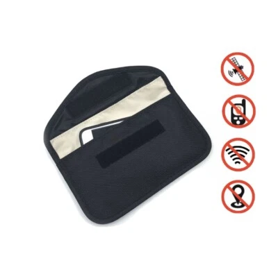Anti-Tracking Cell Phone Case EMF RFID GPS Blocker Anti-Radiation Card Key Bag - Image 1 of 4