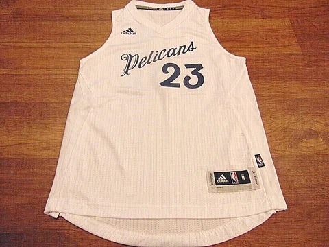 ADIDAS NBA NEW ORLEANS PELICANS ANTHONY DAVIS XMAS SWINGMAN JERSEY SIZE YOUTH M Cover