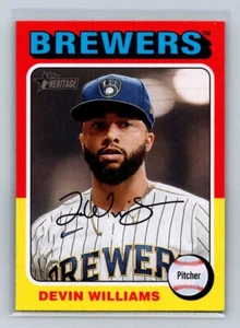 Devin Williams 2024 Topps Heritage #330 Milwaukee Brewers - Picture 1 of 2