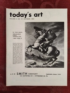 TODAYs ART Magazine October 1962 Treasures from Versailles - Picture 1 of 1