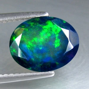 1.98 CT MIND BOLWING HUGE FIRE SPARKLING NATURAL WELO SOLID BLACK FIRE OPAL - Picture 1 of 3