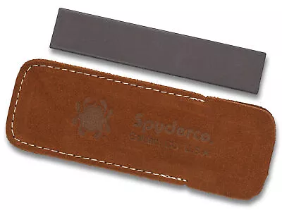 Spyderco Pocket Sharpening Stone MEDIUM Grit Brown Ceramic 303M - 1 in. x 5 in. - Image 1 of 3