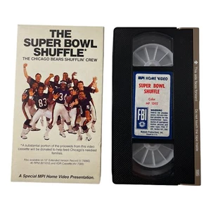 The Super Bowl Shuffle VHS Tape 1985 Chicago Bears Shufflin Crew - Picture 1 of 4