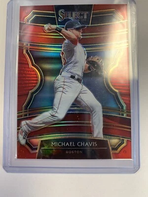 2020 Select Red #10 Michael Chavis /199 - Boston Red Sox - Image 1 of 2