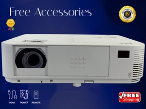NEC DLP Projector 3200 ANSI Bright Colour 4K Input Support HDMI USB w/Remote - Picture 1 of 9