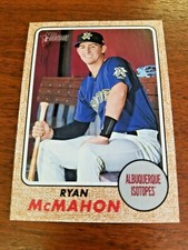 RYAN  McMAHON 2017 TOPPS HERITAGE CARD #147 ALBUQUERQUE/ROCKIES (MINOR LEAGUE)