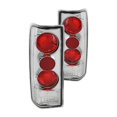 For Chevy Astro 85-05 Driver & Passenger Side Chrome/Red G2 Euro Tail Lights Foto 1 de 3