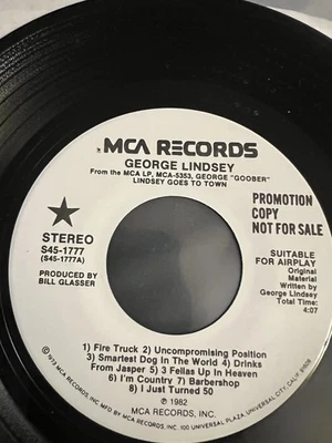 TV  Promo 45 Rpm EP Record On MCA Label George Lindsey - Image 1 of 2