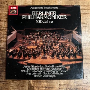 Berliner Philharmoniker 100 Jahre  Ausgewahlte Tondokumente BOX SET 5 VINYL EMI - Picture 1 of 9