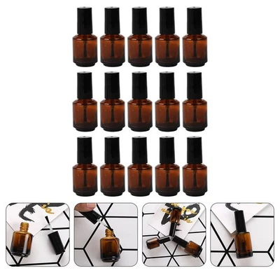  15 Pcs Flaschen Leer Nagellack Mini-Nagellackflaschen Nachfüllbare - Bild 1 von 4