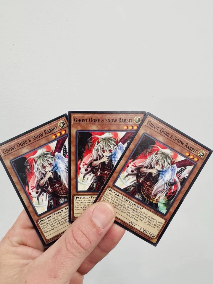 Yu-Gi-Oh! TCG X3 Ghost Ogre Snow Rabbit Common 1st Edition NM - Image 1 of 1