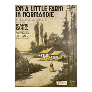 1919 On A Little Farm In Normandie from Just Around The Corner Sheet Music - Picture 1 of 2