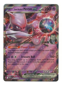 1x Team Rocket's Mewtwo EX 081/182 SV10: Destined Rivals NM/M Double Rare - Picture 1 of 2