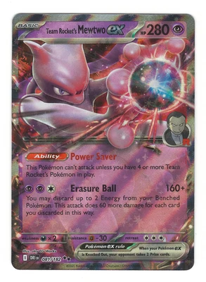 1x Team Rocket's Mewtwo EX 081/182 SV10: Destined Rivals NM/M Double Rare - Image 1 of 2