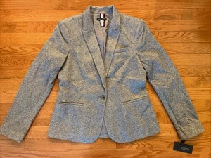 Women’s Tommy Hilfiger Suit Separate Blazer Sz 8 NWT Gray/Sparkle - Picture 1 of 10