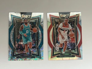 2024 Panini Prizm Select Concourse 2 Lot: Carrington RC, Fast Break Bridges (D) - Bild 1 von 2