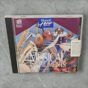 Microsoft Musical Instruments CD-ROM 1994 Vintage Software + COA – VGC - Afbeelding 1 van 3