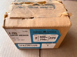 NUEVO Unidad de disparo disyuntor General Electric TFK226T225 225 Amp 2 polos 600V - Imagen 1 de 1