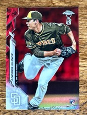 2020 Topps Chrome Ben Baller Edition Red Refractor /5 Andres Munoz Muñoz RC