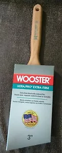 Lot of 3 Wooster 3" Ultra/Pro Lindbeck Extra Firm Angle Sach Paint Brush 4153 - Picture 1 of 1