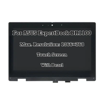 11.6" LCD Touch Screen Display Assembly for ASUS Notebook BR1100FKA-bp w/Bezel - Image 1 of 4