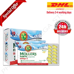 Moller's Forte Omega 3 Fish And Cod Oil For Immune System Brain Fuction 150 Caps - Picture 1 of 3