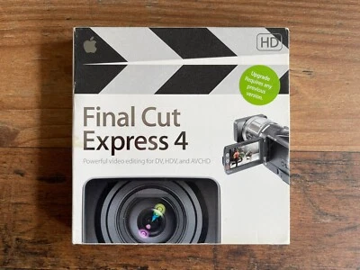 #10026:Apple Final Cut Express 4 HD. DVD. No Manuals. Upgrade. English - Bild 1 von 2