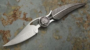Albainox Taschenmesser Messer APACHE FEATHER Federform 3Cr13MoV Stahl - Bild 1 von 2
