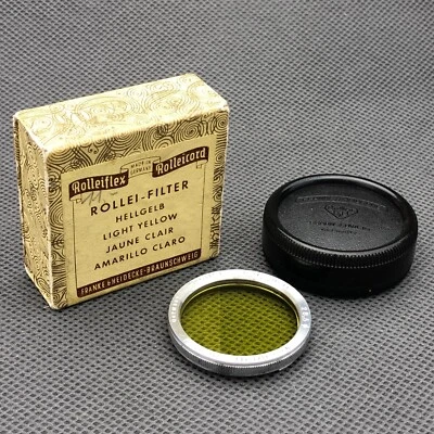 Rollei F&H  Rollei - gelb - hell  Bay I TLR Filter For Rolleiflex, Rolleicord - Image 1 of 4