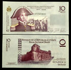 Haiti 10 Gourdes Banknote World Paper Money UNC Currency Bill Note