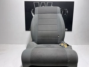 07-10 08 09 Jeep JK JKU Wrangler 4 Door Gray Cloth Driver Left Front Seat OEM - Picture 1 of 11
