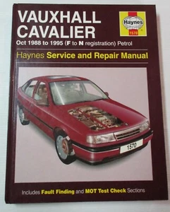Haynes - Vauxhall Cavalier Oct 1988-1995 - Service & Repair Manual Unused - 544 - Picture 1 of 7
