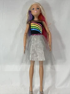 Just Play 28'' Barbie Rainbow Dyed Hair Doll. Just Play LLC Lifelike Barbie - Picture 1 of 2