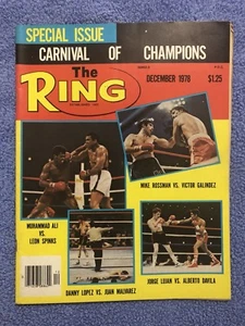 THE RING BOXING VINTAGE MAGAZINE MUHAMMAD ALI DANNY LOPEZ Dec 1978 NRMINT UNREAD - Bild 1 von 2