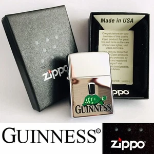 Brand New Collectible 2005 Zippo Guinness Lighter + Original Box & Instructions - Picture 1 of 12