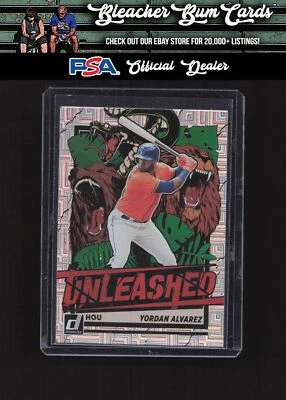 2021 Donruss UNL1 Yordan Alvarez Unleashed Vector - Image 1 of 2