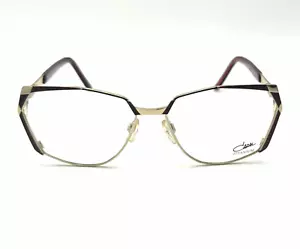 Cazal 1099 Eyeglasses 001 Burgundy Gold/Clear Lens 56mm - Picture 1 of 7