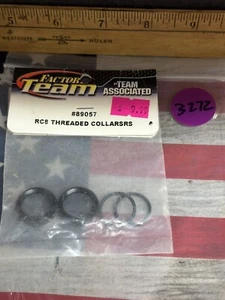 TEAM ASSOCIATED 89057 THREADED SDHOCK COLLARS for: RC8 - Picture 1 of 6