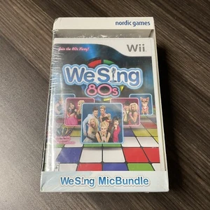 We Sing 80's (Microphone Bundle) USA Nintendo Wii Brand New + Factory Sealed - Picture 1 of 6