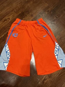 Nike KD Kevin Durant Dri-Fit Basketball Shorts Boys Youth Extra Large Red Orange - Picture 1 of 9
