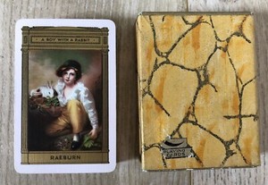 Vintage Pack of John Waddington Playing Cards - Raeburn - A Boy With A Rabbit