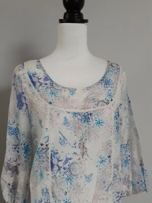Marks & Spencer Indigo Collection Approx Size 12 Smock Top~ Excellent condition! - Image 1 of 4