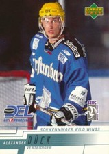 2000-01 Upper Deck DEL #213 ALEXANDER DUCK - SERC Schwenningen Wild Wings