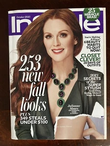 2013 OCTOBER IN STYLE MAGAZINE - JULIANNE MOORE FRONT COVER - FASHION - Picture 1 of 1