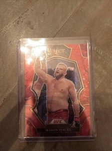 2023 Panini Select UFC Marcin Tybura Red disco Prizm 26/99