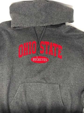 Ohio St University Buckeyes Champion Gray Hoodie (M) Cover