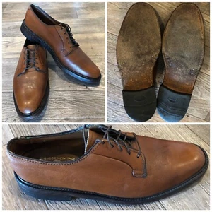 Vintage Florsheim Imperial Pebble Grain Brown US 10,5 B 93603 Plain Toe - Bild 1 von 12
