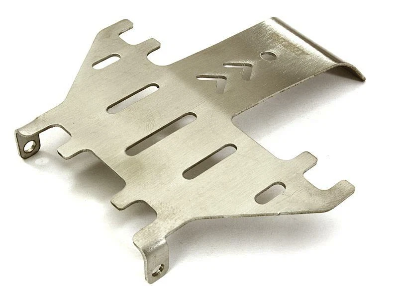 Silver Steel Center Skid Plate for Traxxas 1/10 TRX-4 RC Crawler - Image 1 of 1