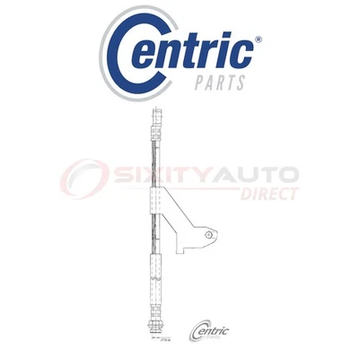 Centric Brake Hydraulic Hose for 1992-1994 Chevrolet Cavalier 2.2L 2.8L 3.1L oh Foto 1 de 4