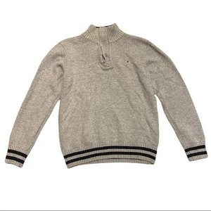 Tommy Hilfiger Boys Gray Pullover Sweater Size Large 16/18 - Picture 1 of 3